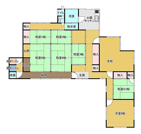 間取り：335000032624