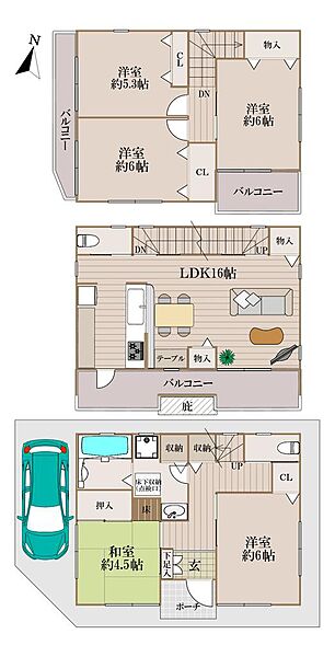 間取り：327002344345