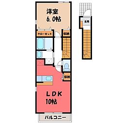 ネオ・エリオッティ1 1LDKの間取図画像