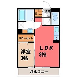 JR上越線 新前橋駅 徒歩12分 3階/-