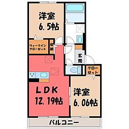 東武伊勢崎線 伊勢崎駅 3.3km 1階/-