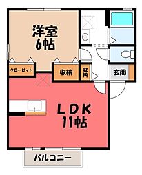 JR高崎線 高崎駅 バス50分 箕郷本町下車 徒歩3分 2階/-