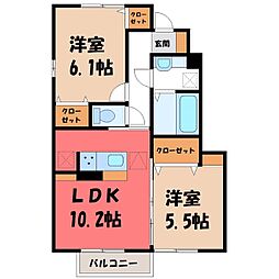 東武伊勢崎線 剛志駅 徒歩25分 1階/-