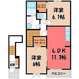 JR吾妻線 渋川駅 徒歩17分 2階/-