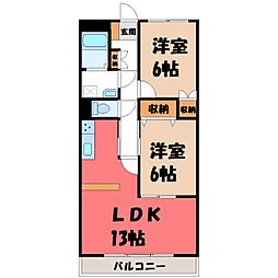 JR両毛線 伊勢崎駅 徒歩14分 3階/-