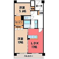 物件の間取り