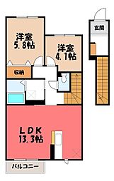 JR吾妻線 金島駅 5.6km 2階/-