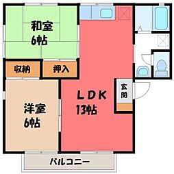 ラフォーレ棟高 2階/-