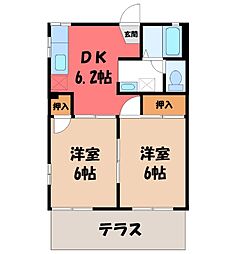 上毛電気鉄道 赤坂駅 徒歩8分 1階/-