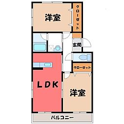 JR両毛線 国定駅 3.9km
