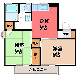 岡庭ハイツ B 1階