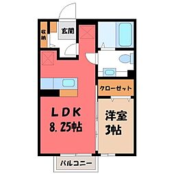 間取図画像 1LDK