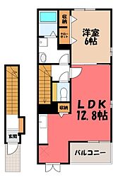 ティエラ 1LDKの間取図画像