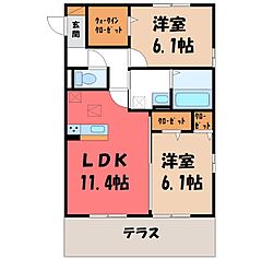 物件の間取り