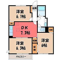 物件の間取り