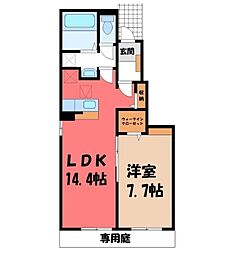 クレイドル下斎田 C 1階