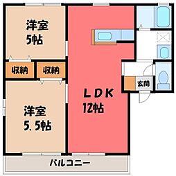 レトア フリーゼ B 2階/-