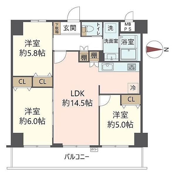 間取り：326000260771