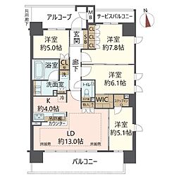 間取図画像 4LDK