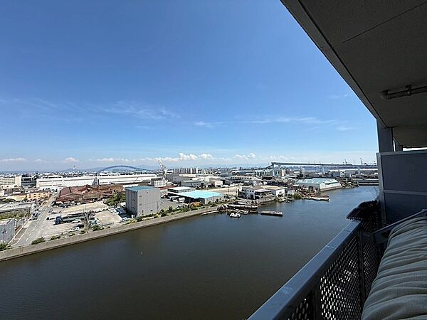 大阪市内では珍しい、オーシャンビューです。