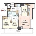 プレミストタワー大阪新町ローレルコート19階12,750万円
