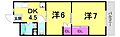 平野マンション5階5.7万円