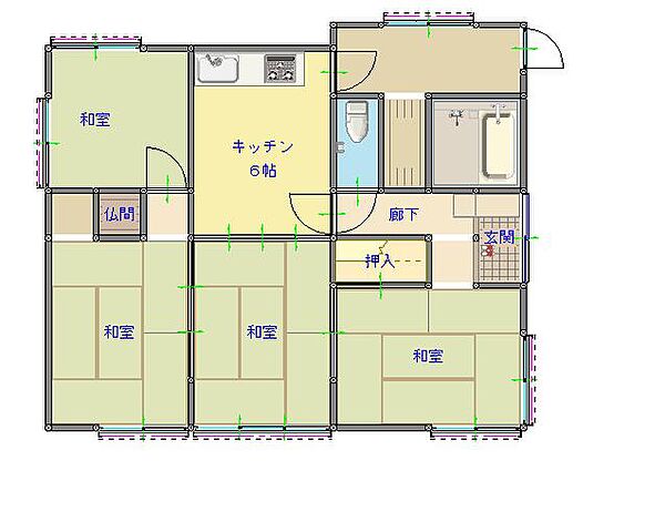 間取り：345000044272