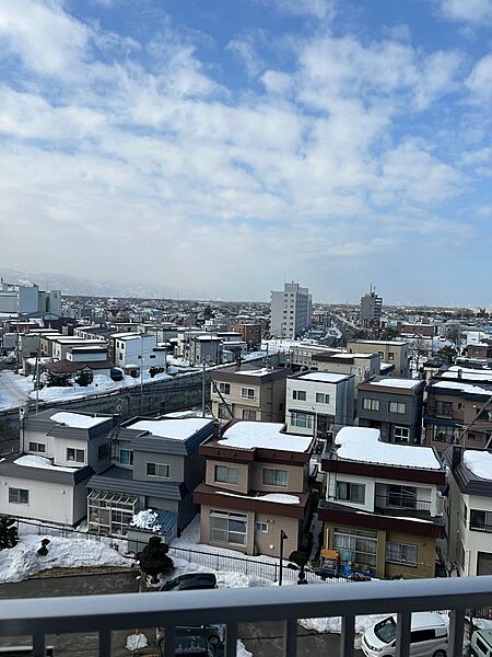 手稲山も見えます。