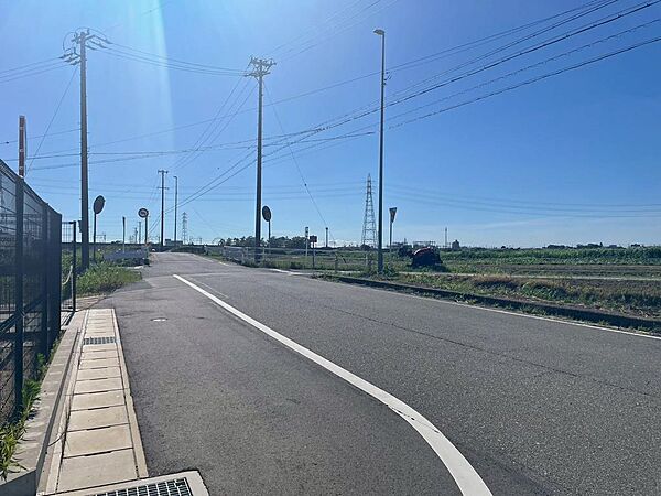 県道桜井岡崎線（渡合橋方面）