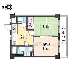 間取図画像 2K