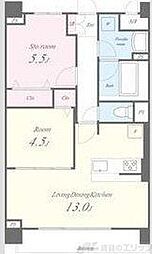 パトリアグランデ 1SLDKの間取図画像