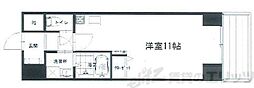 グランブルジュ 1Kの間取図画像
