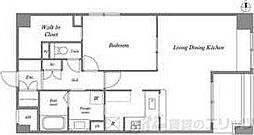CASSIA江坂 1LDKの間取図画像