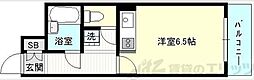 マイルド新大阪レジデンス3号館 ワンルームの間取図画像