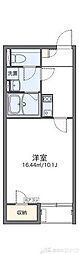 レオネクストドエルコンフォート 1Kの間取図画像