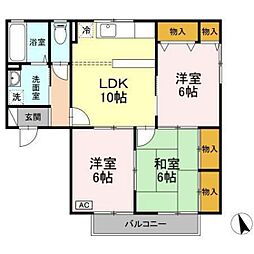 間取図画像 3LDK