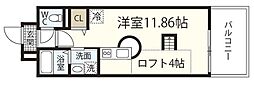 YSKビル ワンルームの間取図画像