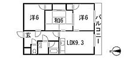 間取図画像 3LDK