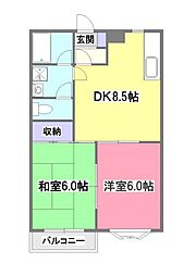 間取図画像 2DK