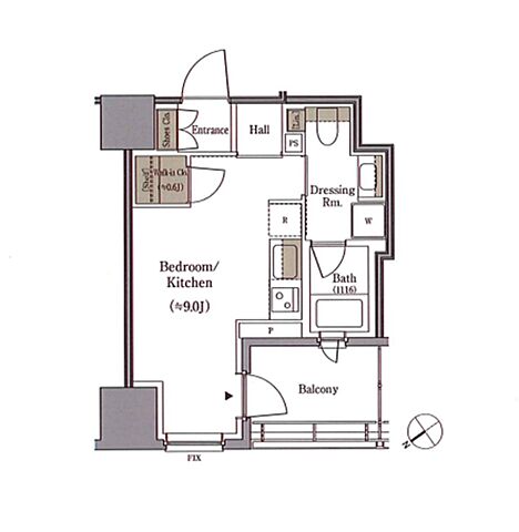 間取り パークホームズ浜松町 5階/-