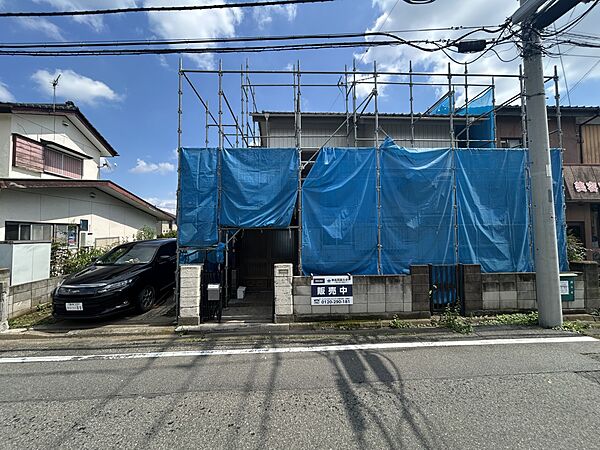 ＼外壁塗装中／！  ※リフォーム中写真
