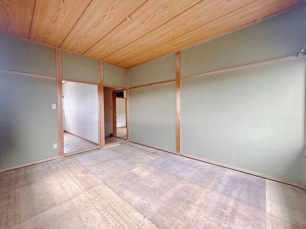 【洋室】日当たりの良いお部屋です。※リフォーム中写真