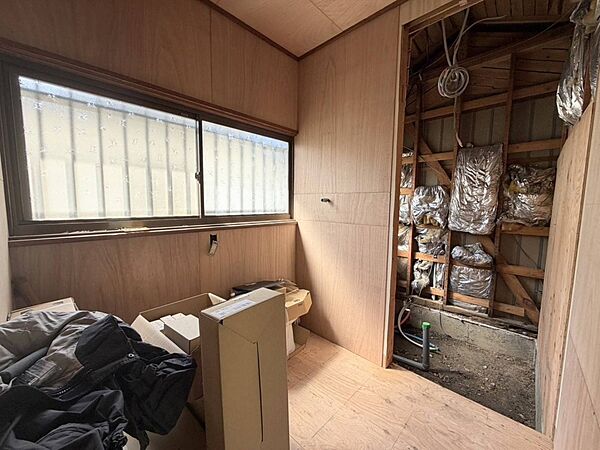 【洗面所】※リフォーム中の写真です。※2026年9月撮影