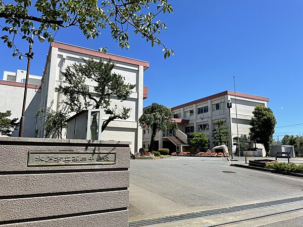 中学校 1100m 水戸市立第四中学校(水戸市立第四中学校：徒歩14分（1100ｍ）)
