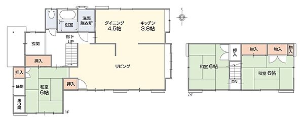 間取り：308000175639