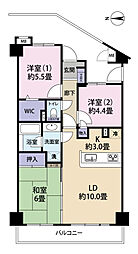 間取図画像 3LDK