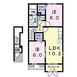 モンセラ 2階/203