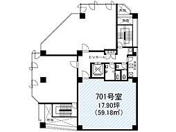 NLC新大阪6号館の間取図画像
