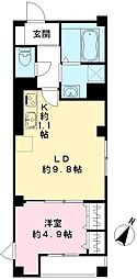 Diamond Valley ダイヤモンドバレー 1LDKの間取図画像