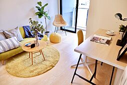 ONE ROOF RESIDENCE KIBA EAST 411 4階1Kのリビング/ダイニング